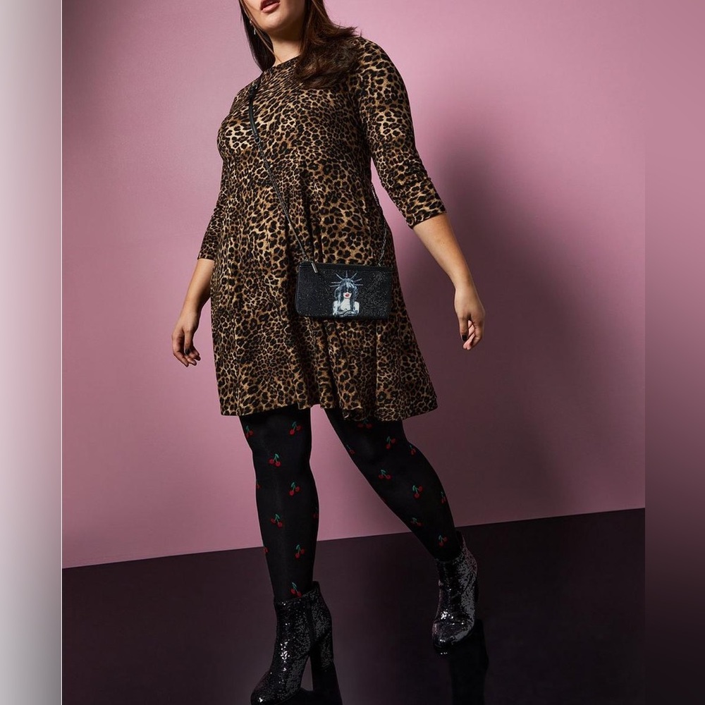 Torrid x Betsey Johnson Leopard Dress